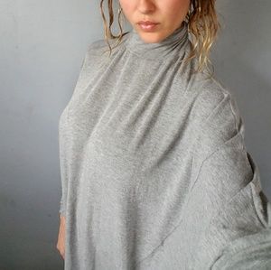 NWT Free People [S] Grey Long Sleeve Shirt/Dress